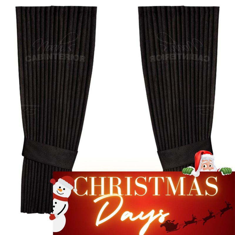 Rideaux latéraux hollandais de la Gamme noir : Noah’s Cabinterior