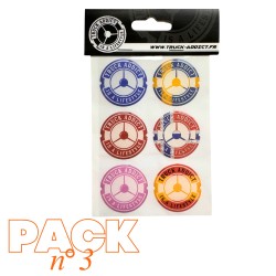STICKERS 3D TRUCK ADDICT Pack n1