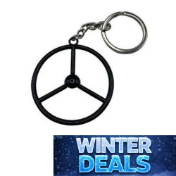 VOLANT 3 BRANCHES NOIR -...