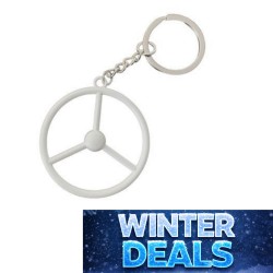 VOLANT 3 BRANCHES BLANC -...