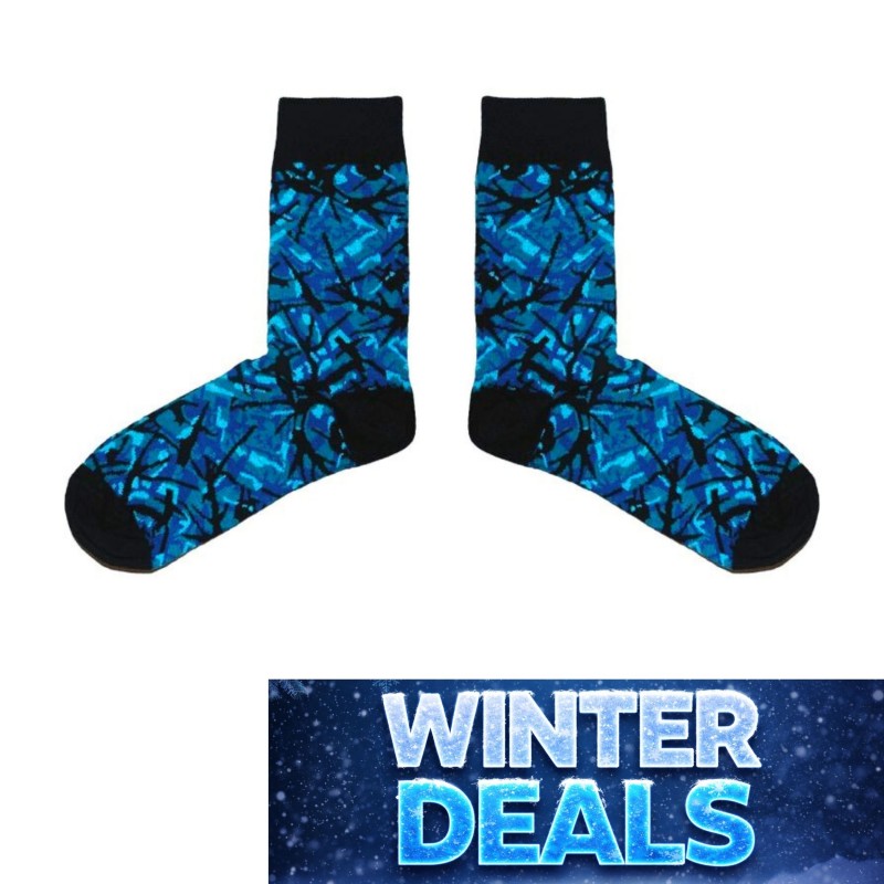 Look Danish Style complet – Chaussettes camion scandinaves - Bleu