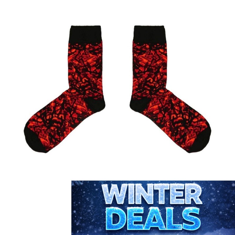 Look Danish Style complet – Chaussettes camion scandinaves - Rouge