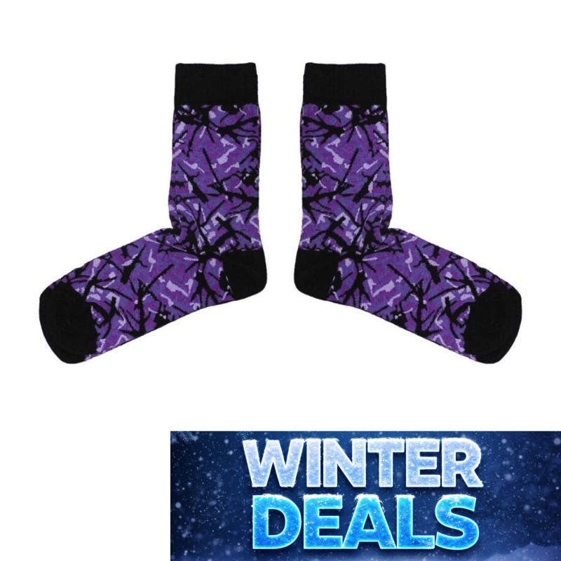 Look Danish Style complet – Chaussettes camion scandinaves - Violet