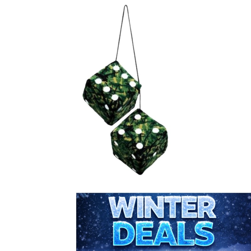 Jeu de dés en tissu danois : Vert