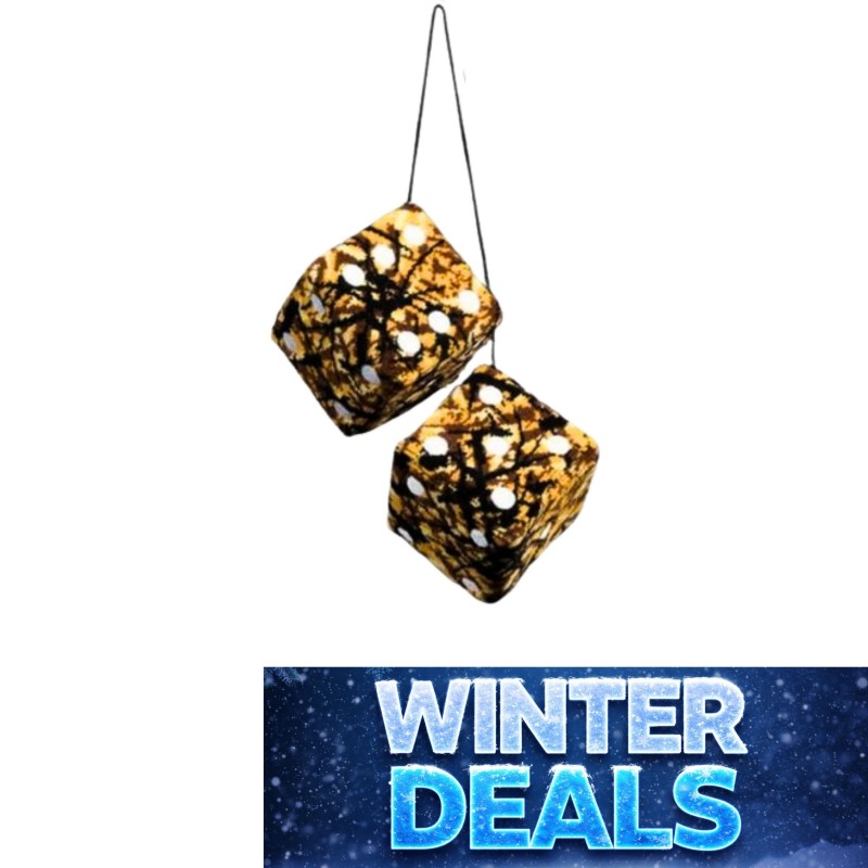 Jeu de dés en tissu danois : Jaune