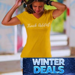 T-SHIRT FEMME JAUNE - TRUCK...