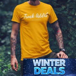 T-SHIRT HOMME JAUNE - TRUCK...