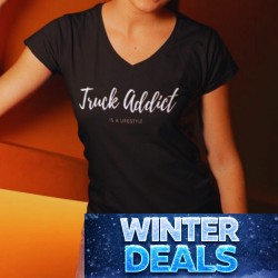 T-SHIRT FEMME NOIR - TRUCK...