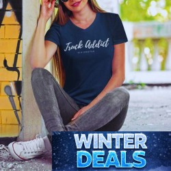 T-SHIRT FEMME BLEU - TRUCK...