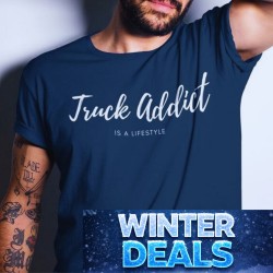 T-SHIRT HOMME BLEU - TRUCK...