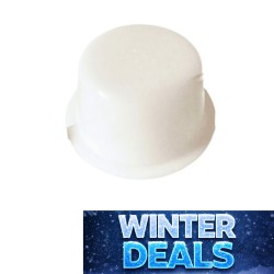 CABOCHON BLANC - FEUX SUEDOIS