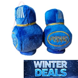 Peluche Poppy Grace Mate bleu – Élément décoratif chaleureux pour camions