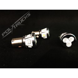 AMPOULES 8 LEDS - 24V - ORANGE