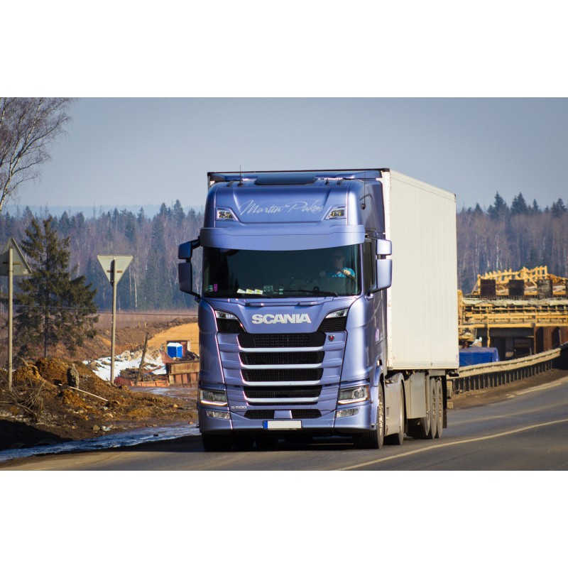 Visière Scania NTG - Arrondie - SANS Emplacements de veilleuses Visière Scania NTG - Arrondie - SANS Emplacements de veilleuses