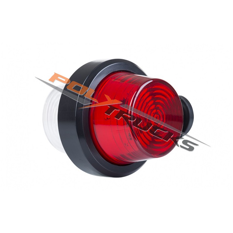 PACK FEU SUEDOIS LED - ROUGE/ BLANC - 12/24V