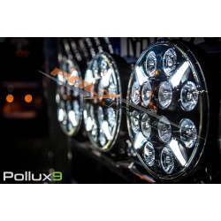 PHARE LONGUE PORTEE - FULL LEDS - POLLUX 9+ GEN 2 -  BLANC - FAISCEAU
