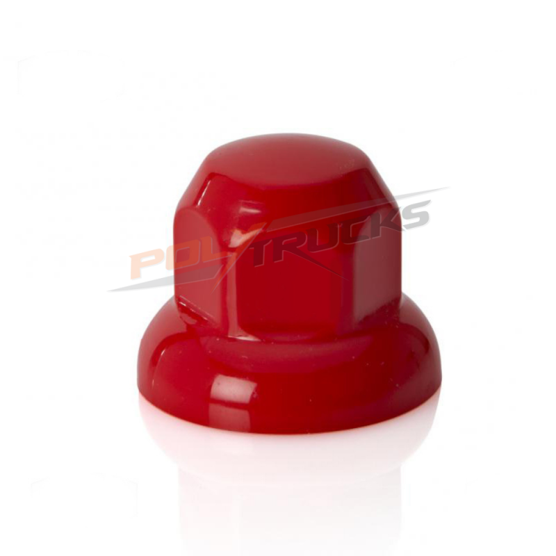 Promo Link - Lot de 2 cache-boulons de roue universels pour camion - En  plastique poli brillant - 22,5 - Rouge