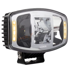 PHARE LONGUE PORTEE - FULL LED - ORANGE/BLANC - ORION+ CHROME