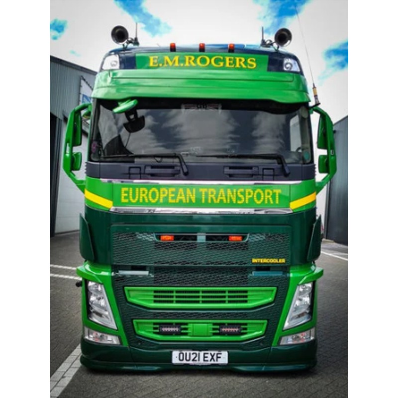 T2 VOLVO FH4 FH5 - 9CM SPOILER POLYESTER ADAPTABLE