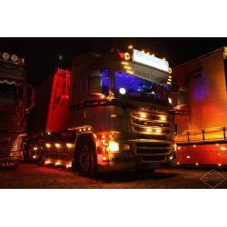 Visière Polyester Scania 400mm arrondie