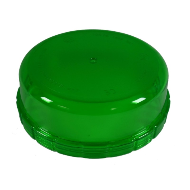 CABOCHON VERT COMPACT GYROPHARE LED