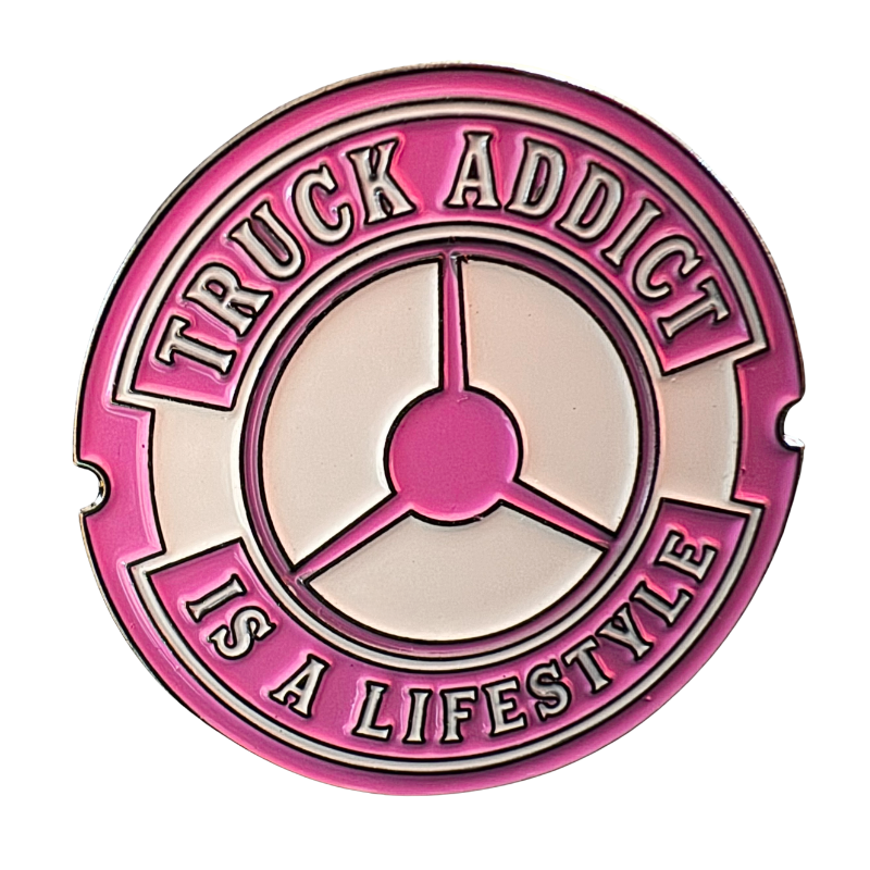 Pin's Truck Addict rose