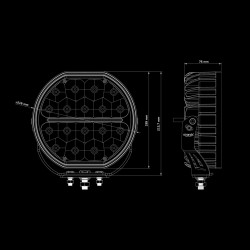 LONGUE PORTÉE LED - BIG ENERGY 9" - SPOT