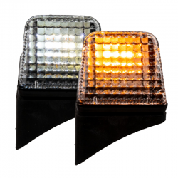 FEUX DE TOIT DROIT TYPE VOLVO - BICOLORE ORANGE/BLANC