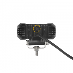 Feu de travail LED CUBODRIVE vue arrière avec zoom sur la valve anti-humidité