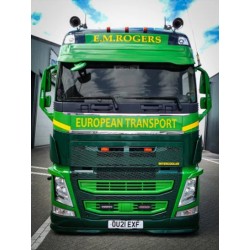 T2 VOLVO FH4 FH5 - 9CM SPOILER POLYESTER ADAPTABLE