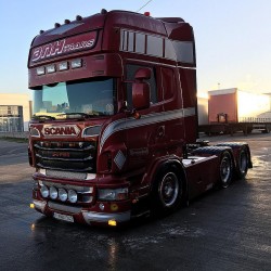 Visière Polyester Scania 350mm 