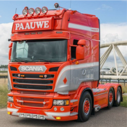 VISIÈRE POLYESTER ADAPTABLE SCANIA STREAMLINE TOPLINE - EMPLACEMENTS 5 VEILLEUSES